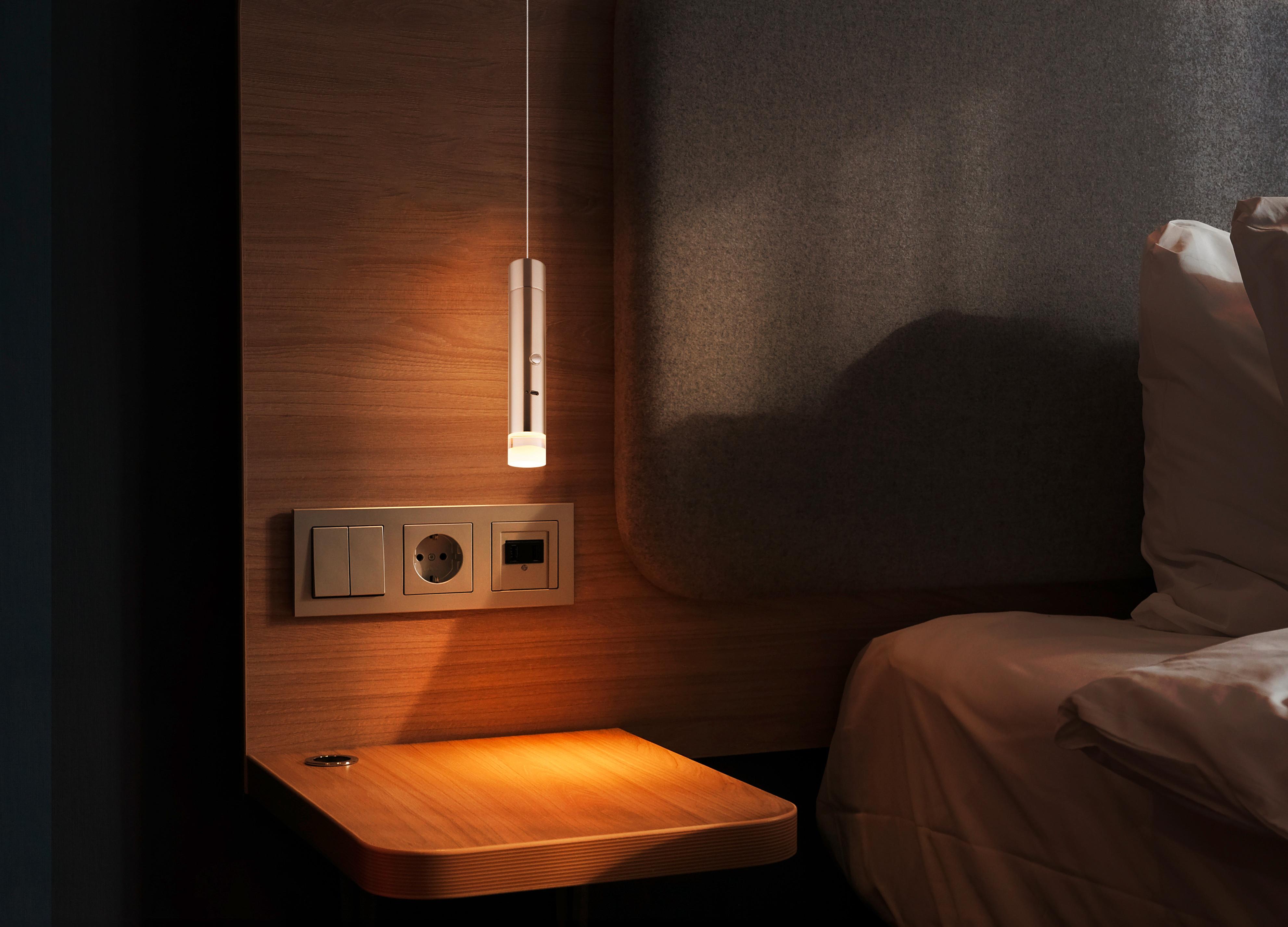 LAMPA WISZĄCA LED 16060N PELO - przejrzysty/kolor niklowy, Design, tworzywo sztuczne/metal (38/120cm) - Globo