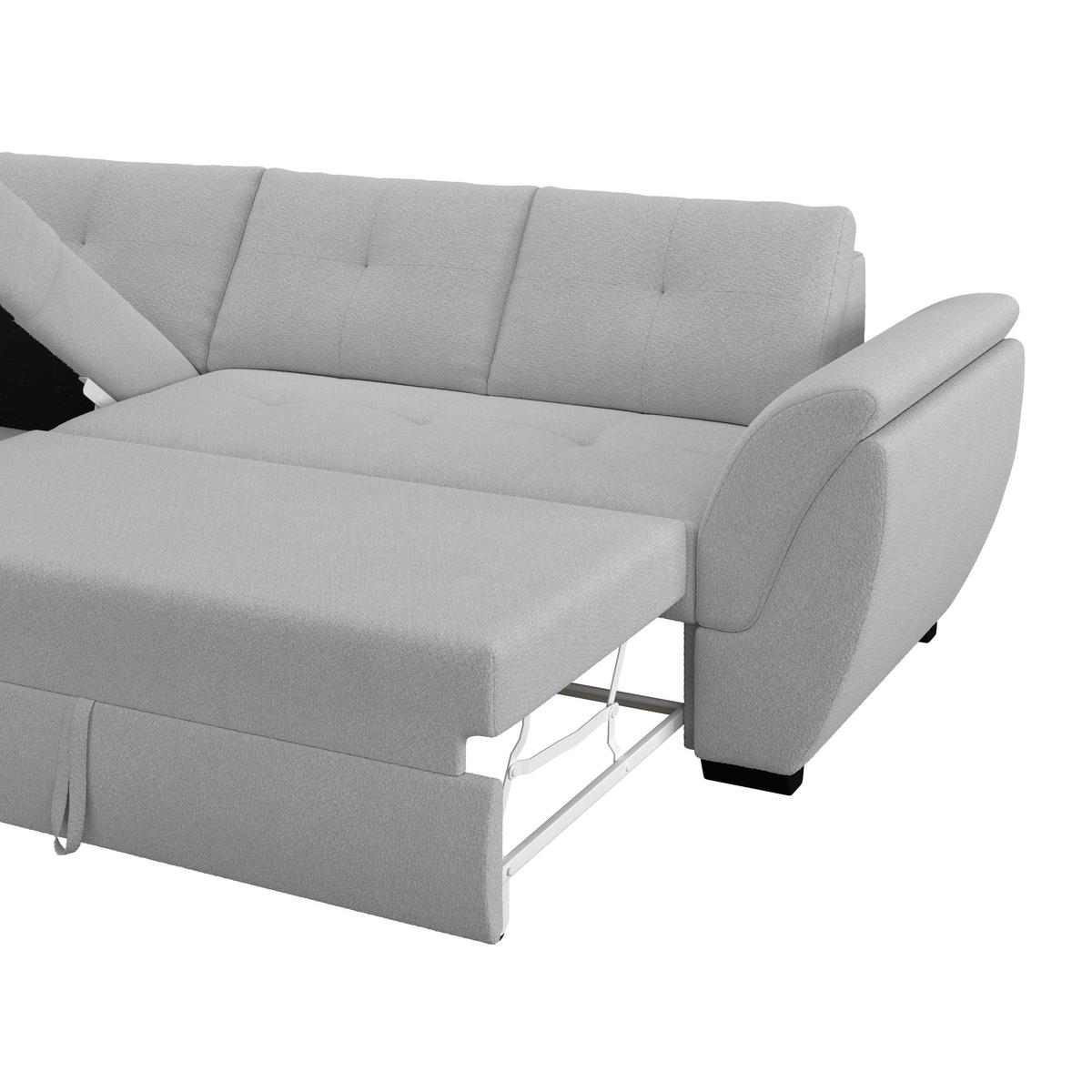 COLțAR - gri deschis, Konventionell, textil (187/278cm) - Ondega