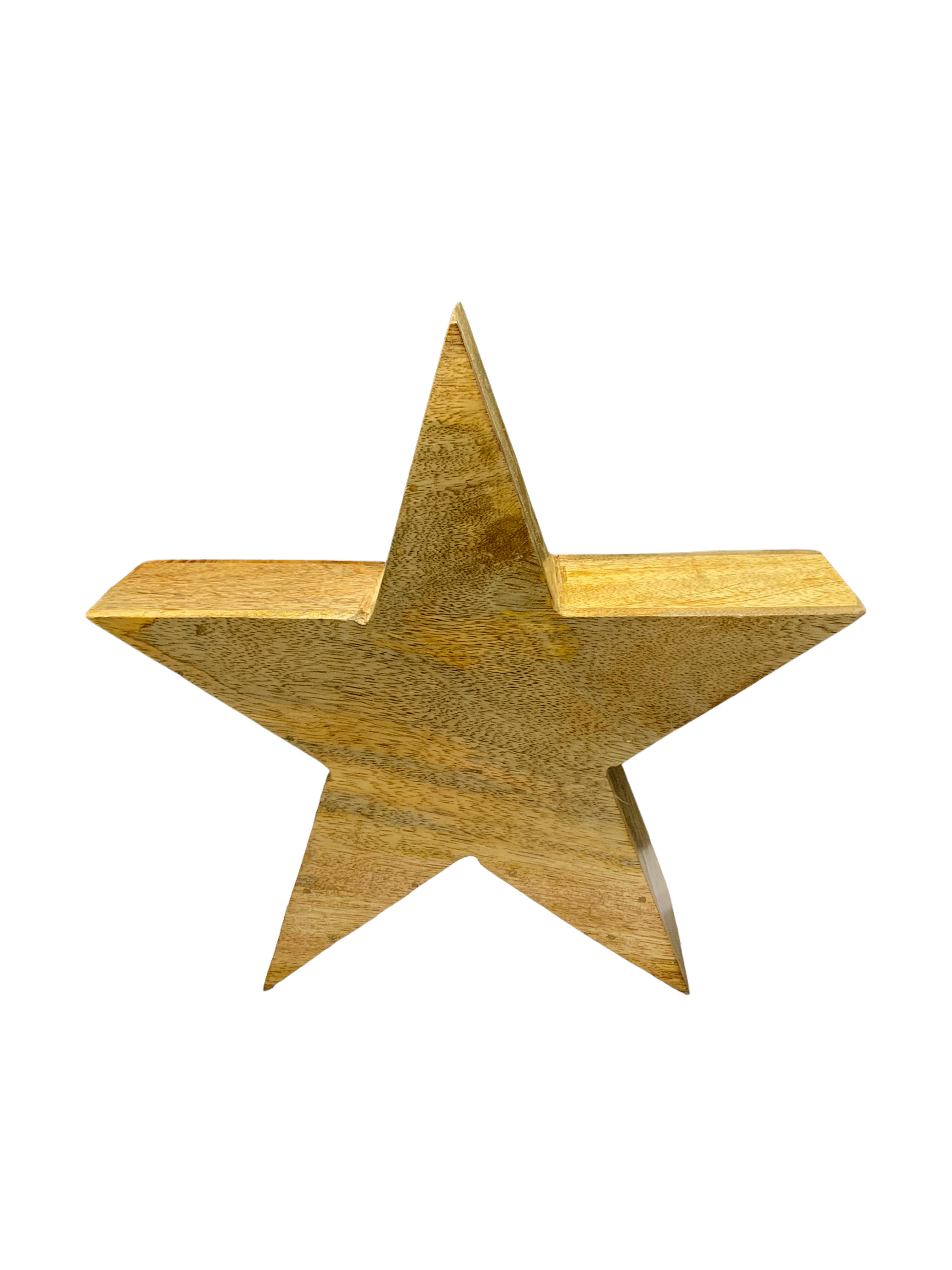 GWIAZDA DEKORACYJNA 20225130 - kolor naturalny, Lifestyle, drewno (43,5/41/12cm) - X-Mas