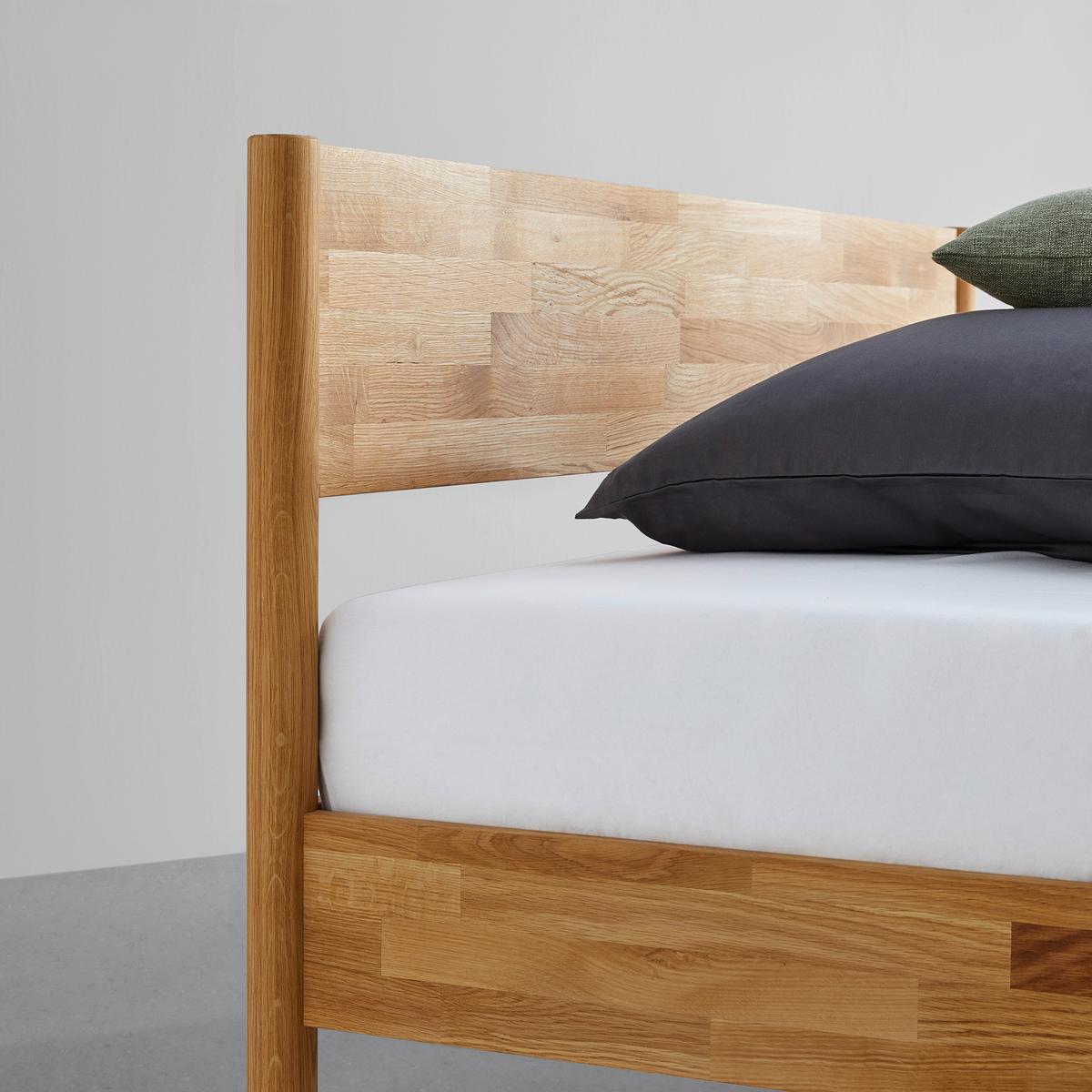 Bett Waden Eichefarben ca. 140x200cm - Eichefarben, KONVENTIONELL, Holz (147.3/85cm) - Zandiara