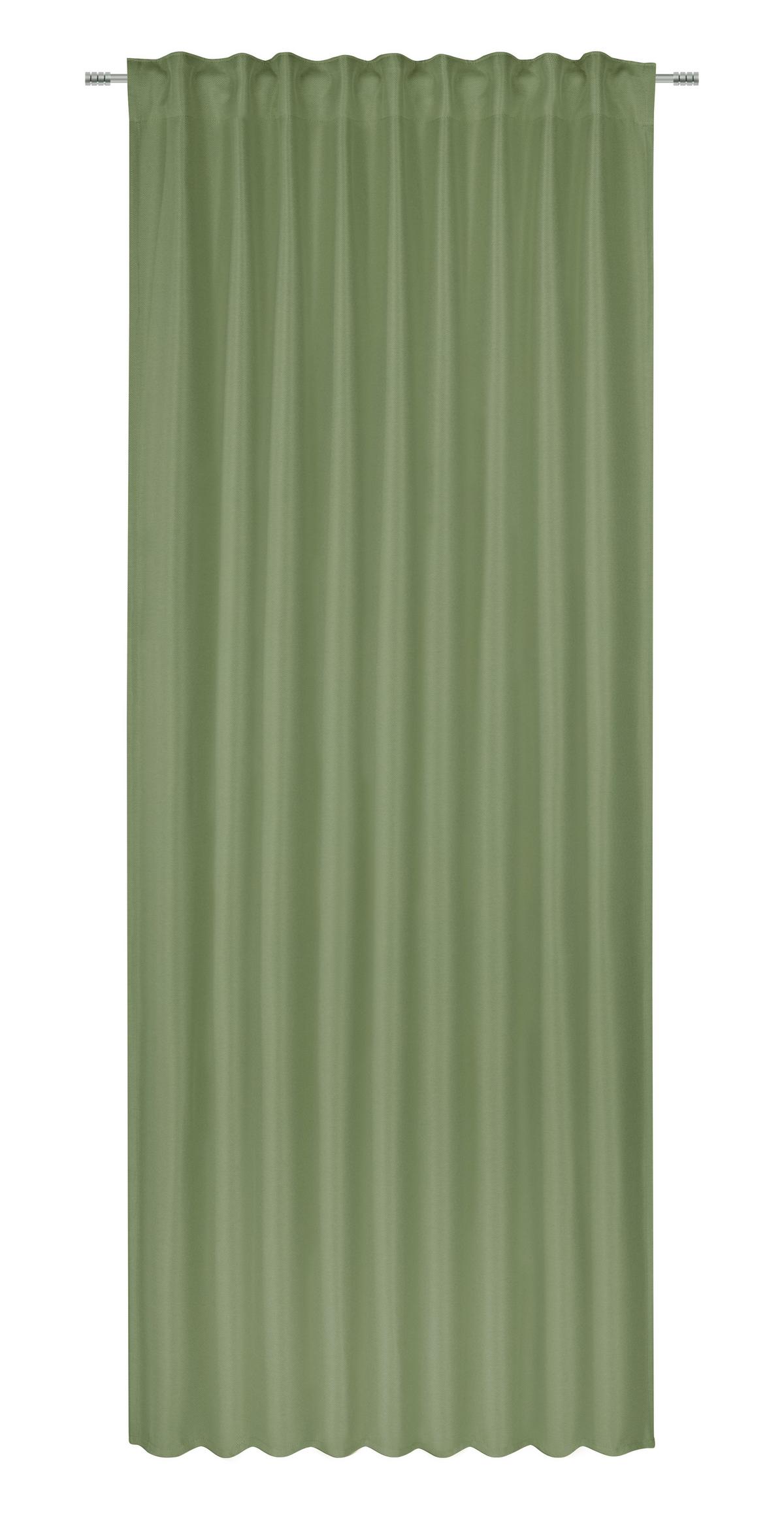 Verdunkelungsvorhang Roman in Grün ca. 135x255cm - Grün, Modern, Textil (135/255cm) - Premium Living