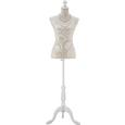 Dekorativna Lutka Mannequin - bela/bež, Romantika, tekstil/leseni material (35/170/21cm) - Mömax modern living Dekorativna Lutka Mannequin - bela/bež, Romantika, tekstil/leseni material (35/170/21cm) - Mömax modern living