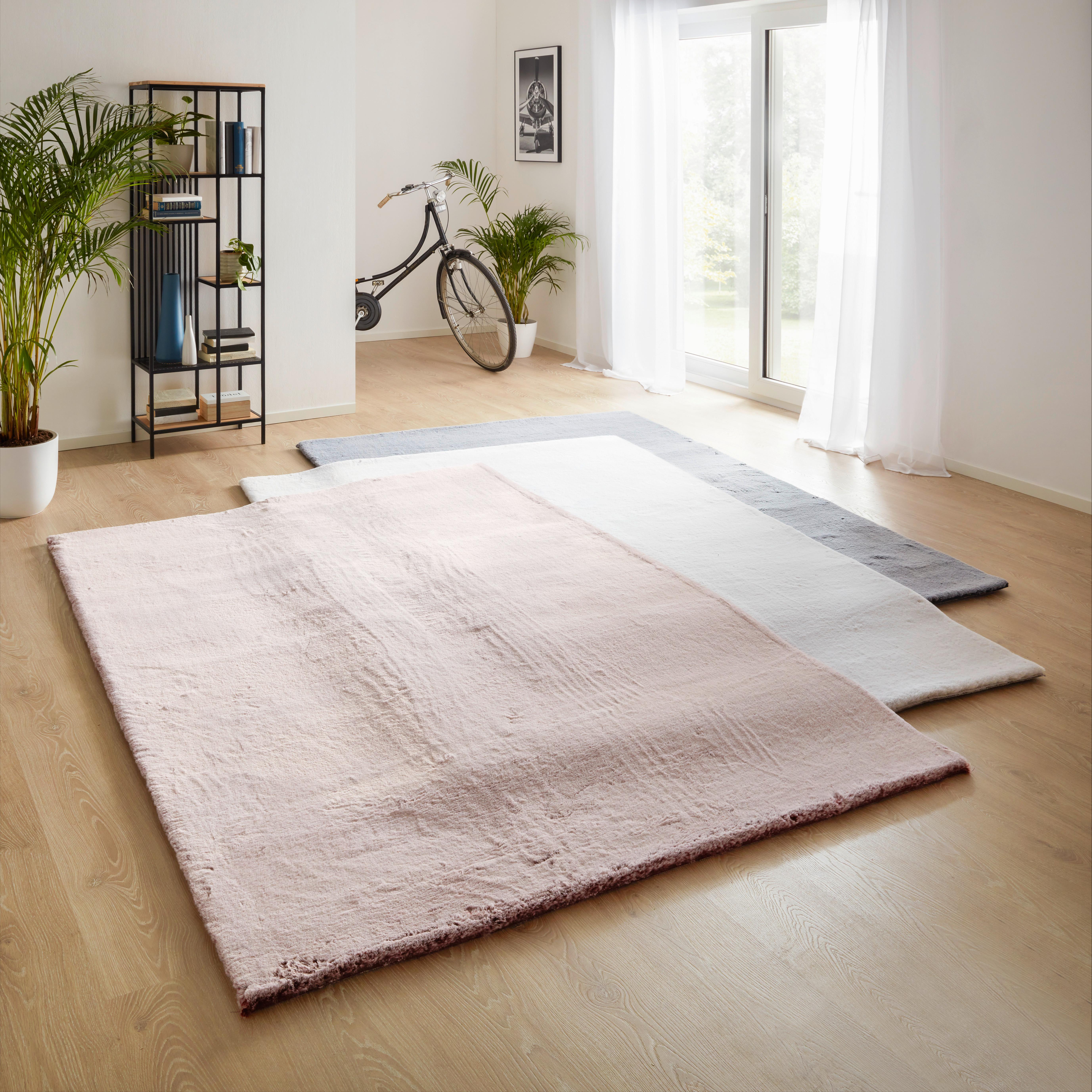 Kunstfell Denise 1 in Anthrazit ca. 80x150cm - Anthrazit, ROMANTIK / LANDHAUS, Textil/Fell (80/150cm) - Mömax