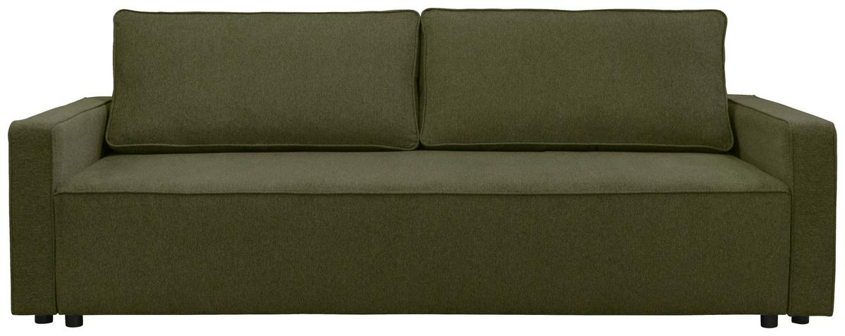 Canapea extensibila NICOLE - măsliniu, Modern, textil (232/90/100cm) - Modern Living