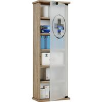 Medizinschrank Gusal XXL Eiche zum Stellen B/H ca. 31x92 cm - Sonoma Eiche, Basics, Glas/Holzwerkstoff (31/92/18cm) - MID.YOU