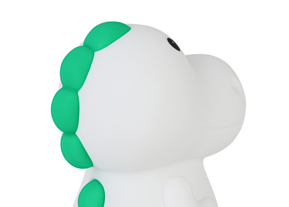 Nočna Lučka Dino - bela, Moderno, umetna masa (8,5/13,8/13,5cm) - Mömax