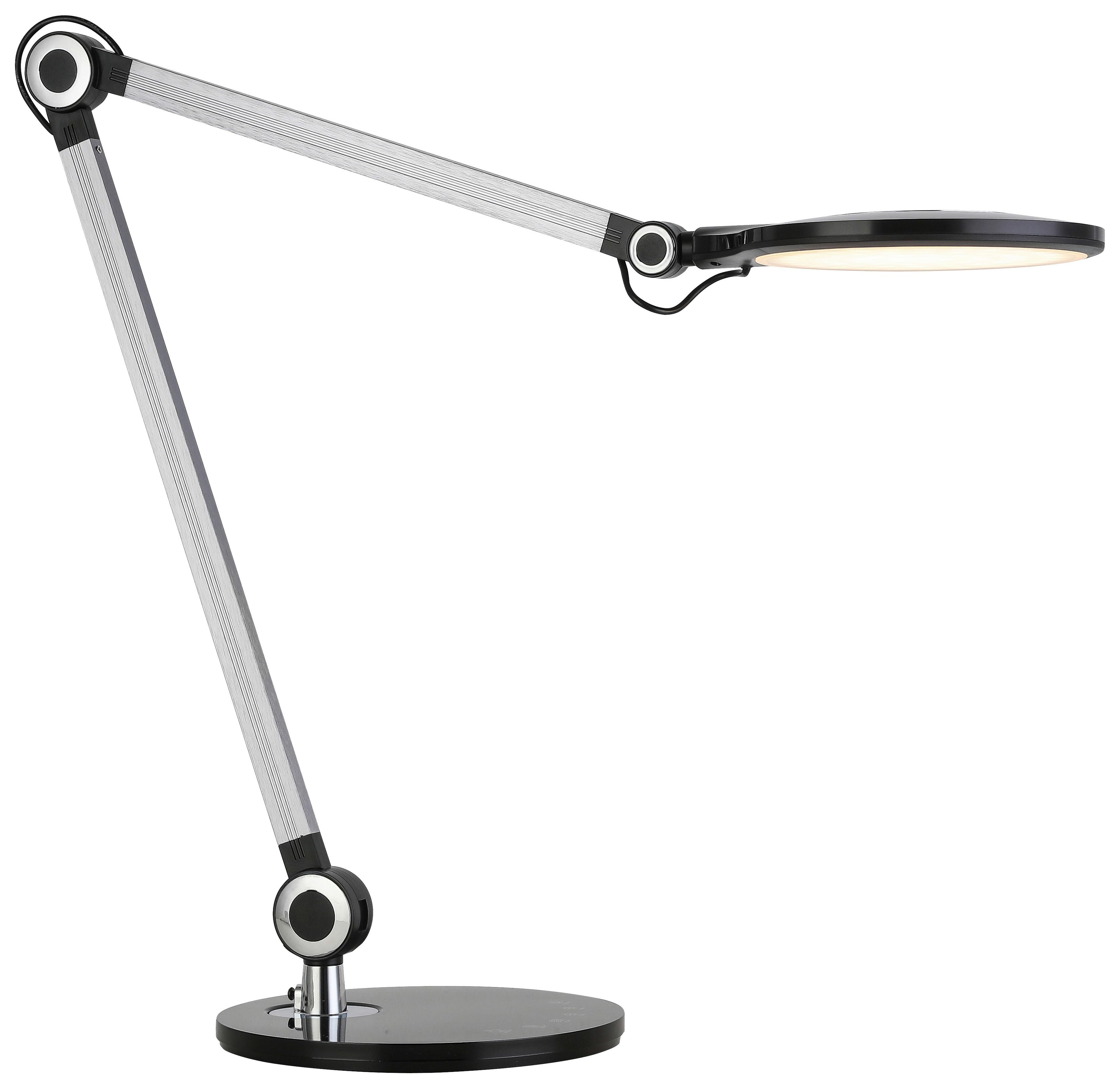 LED-SKRIVBORDSLAMPA EDA - svart/grå, Modern, metall/plast (20/80cm) - Mömax