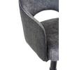 BARPALL VALLETTA - svart/antracit, Klassisk, metall/textil (57/92-119/52cm) - Premium Living