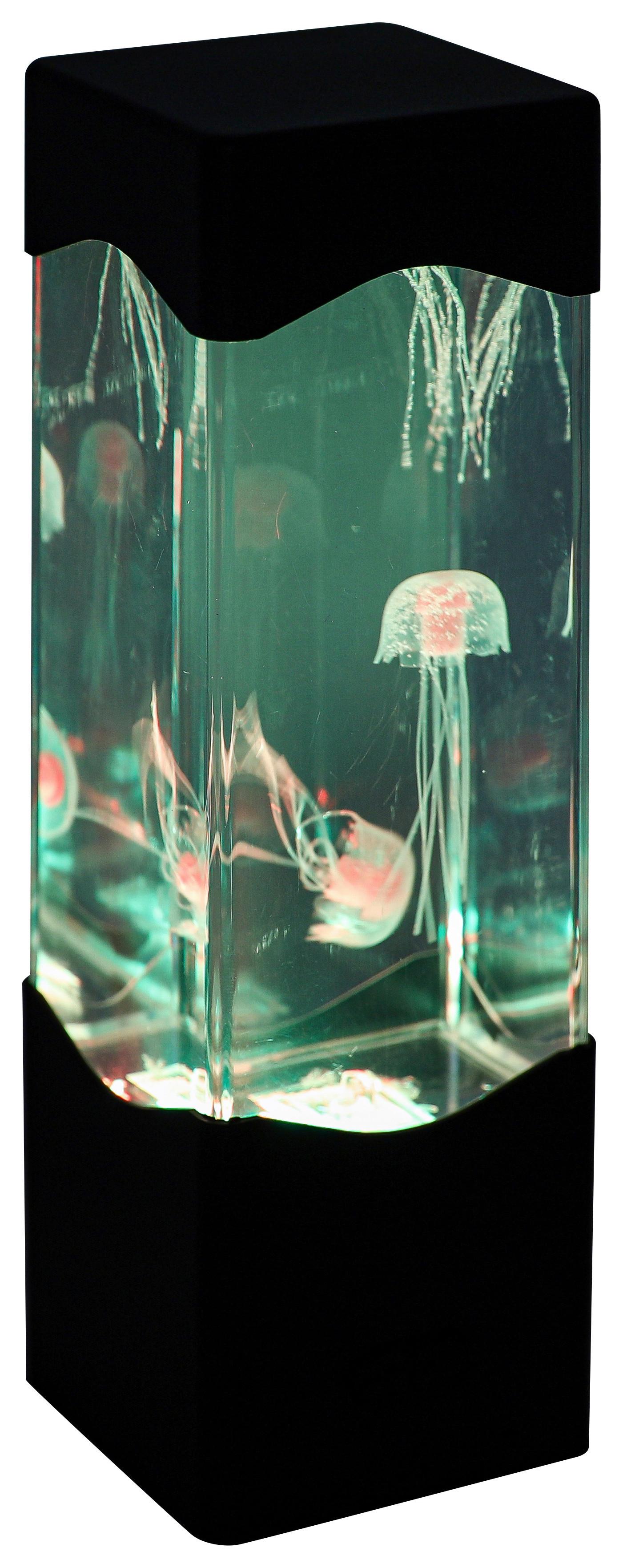 LED-DEKORATIONSLAMPA QUALI - svart/transparent, Modern, plast (7,5/23,3/7,5cm) - Mömax