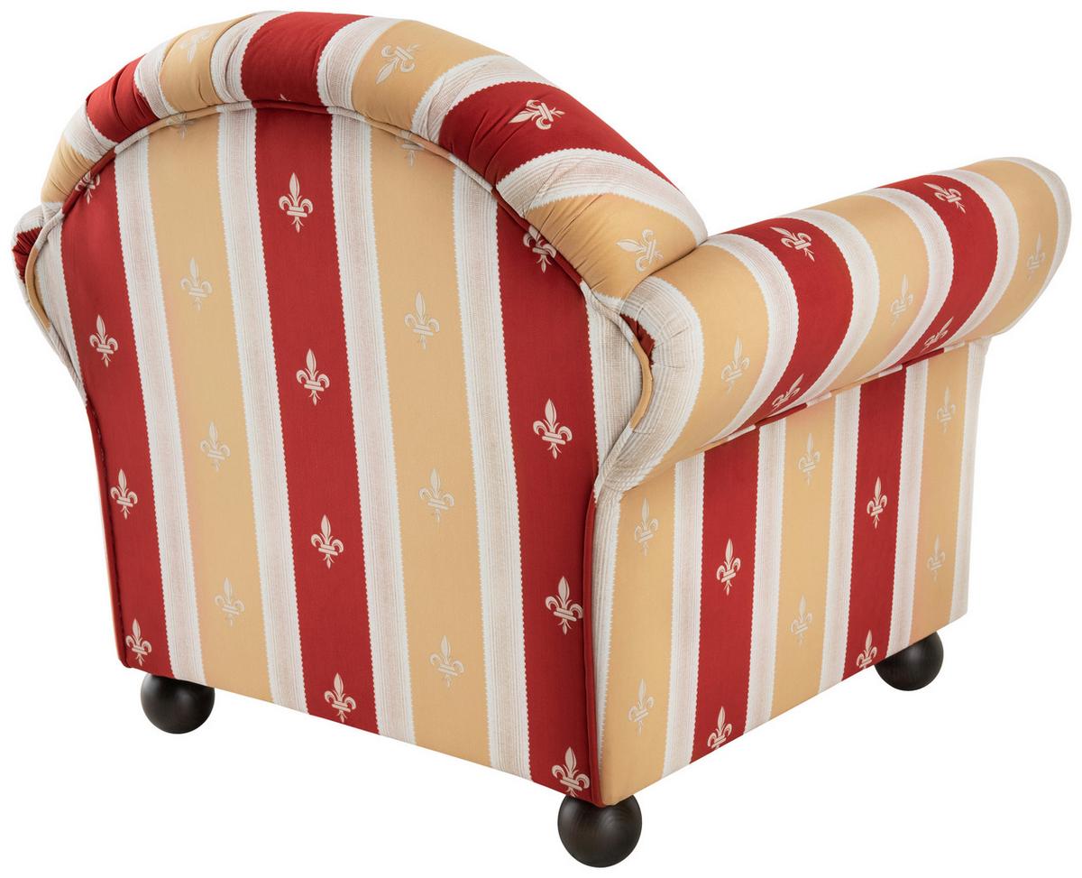 Sitzgarnitur Torello Rot Mikrofaser - Wengefarben/Rot, KONVENTIONELL, Holz/Textil (439/84/80cm) - Livetastic
