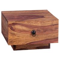 Éjjeliszekrény Mid.you - fekete/sheesham, Modern, fém/fa (40/25/40cm) - MID.YOU