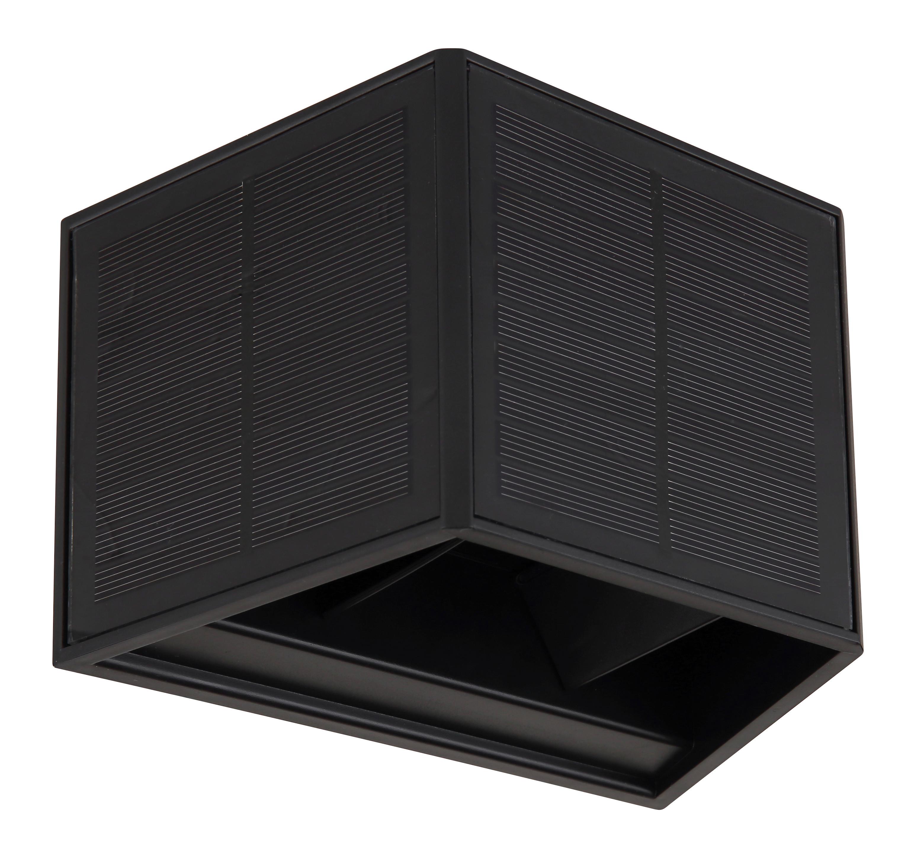 Solarna Svetilka Solar, S Sijalko - črna/prozorno, Design, umetna masa (15,4/9,6/9,9cm) - Globo