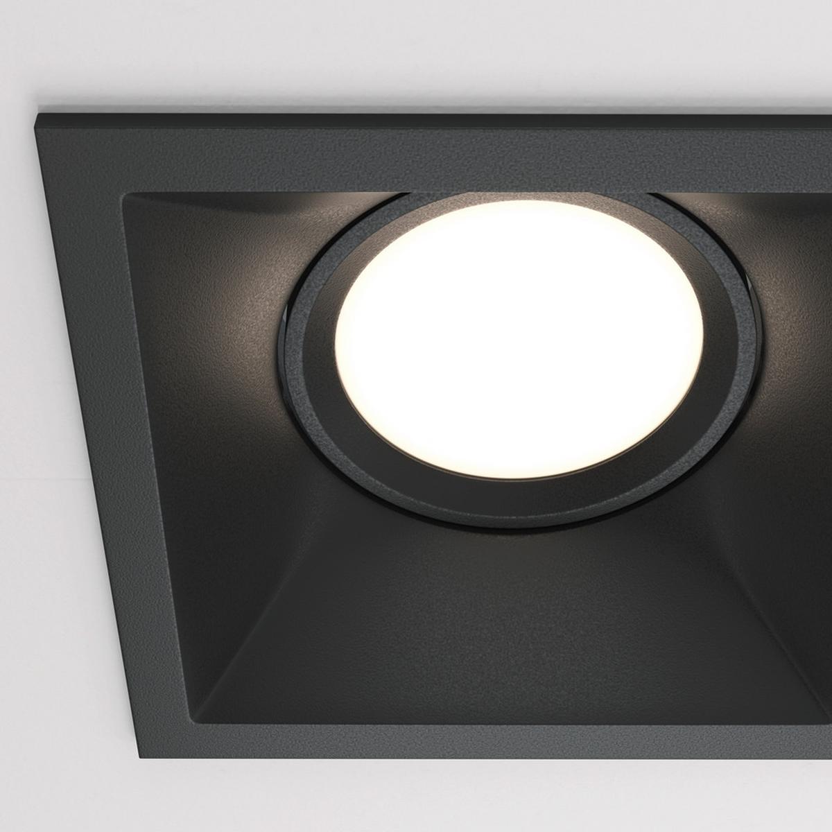 DECKENLEUCHTE DOT - Schwarz, Modern, Metall (17,3/9/4,2cm) - MAYTONI