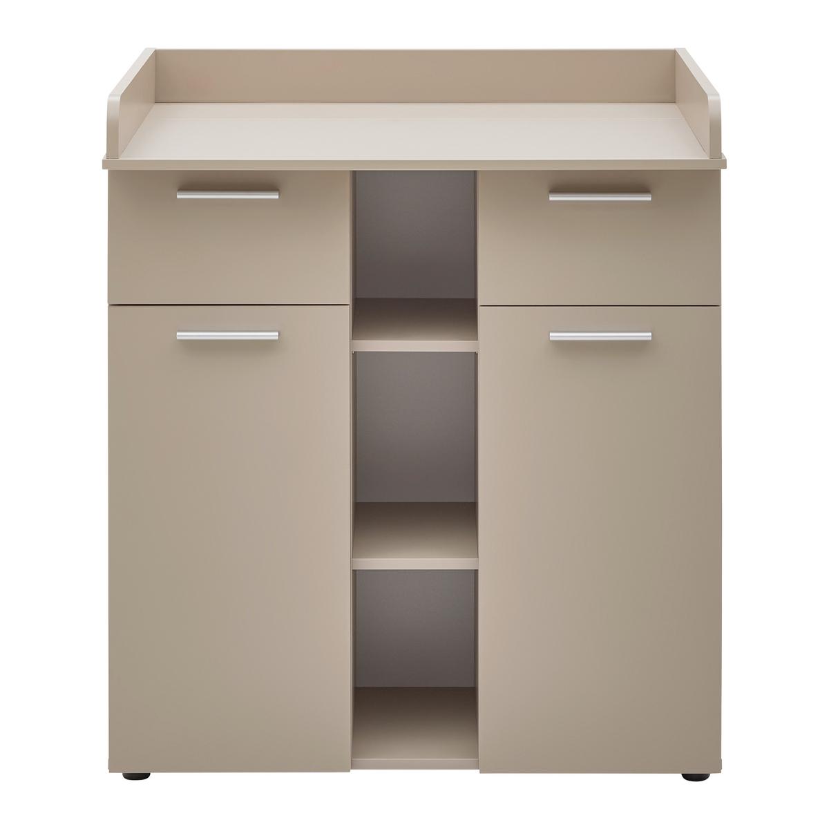 Babyzimmer July Creme - Beige/Creme, Modern, Holzwerkstoff (311/190/144cm) - Bessagi Kids