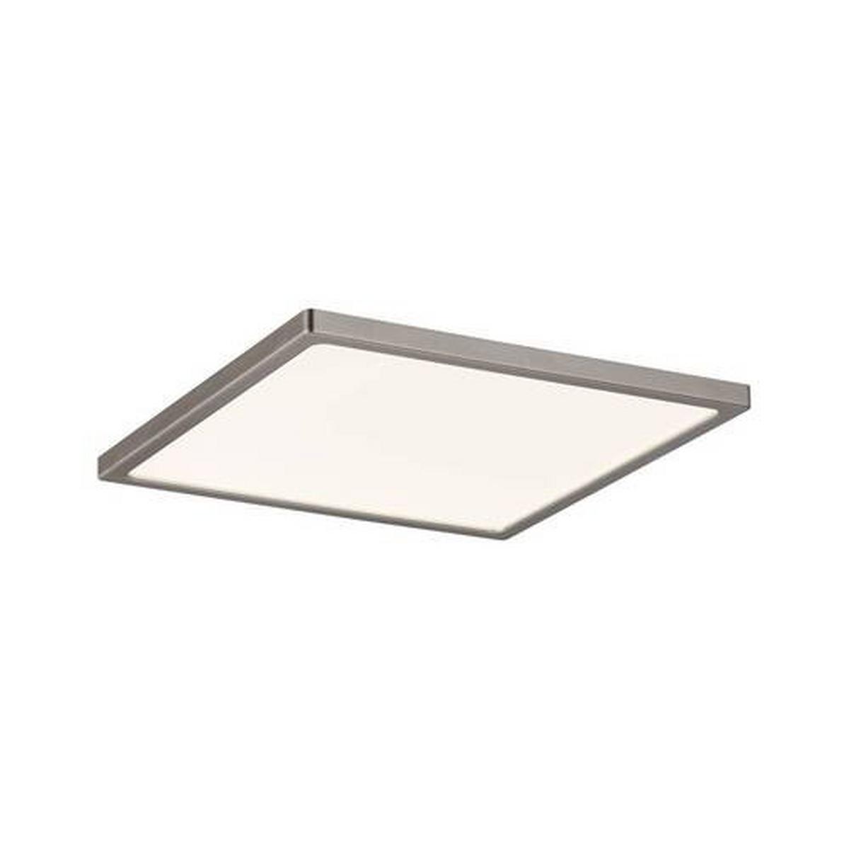LED-Paneel Panel Areo dimmable in Nickelfarben max. 12 Watt - Nickelfarben, Basics, Kunststoff (18/18cm) - Paulmann