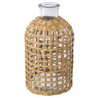 Dekovase Anna aus Glas - Naturfarben, ROMANTIK / LANDHAUS, Glas (11/20cm) - Modern Living