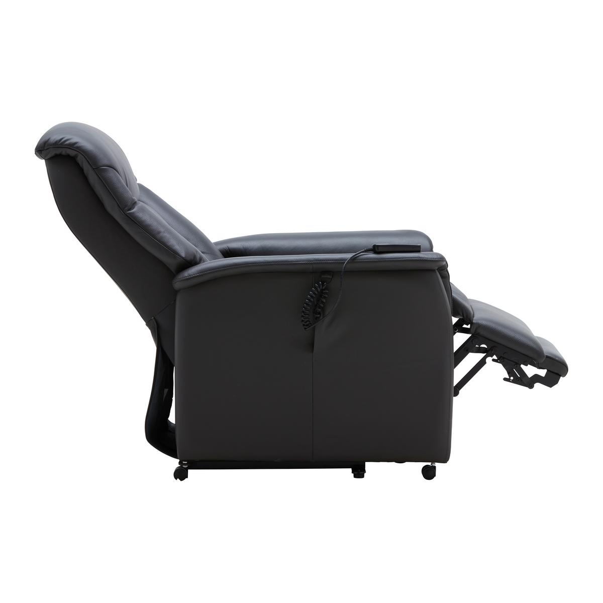 Relaxsessel Comfort in Anthrazit - Anthrazit, MODERN, Leder (80/110/86cm) - Premium Living
