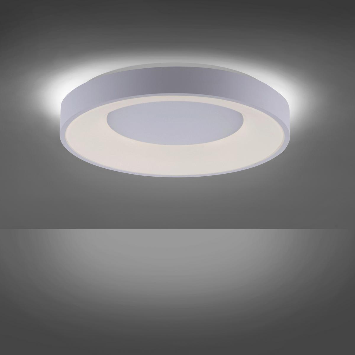 LED-Deckenleuchte Anika max. 30 Watt - Weiß, Basics, Kunststoff/Metall (48/48/8cm)