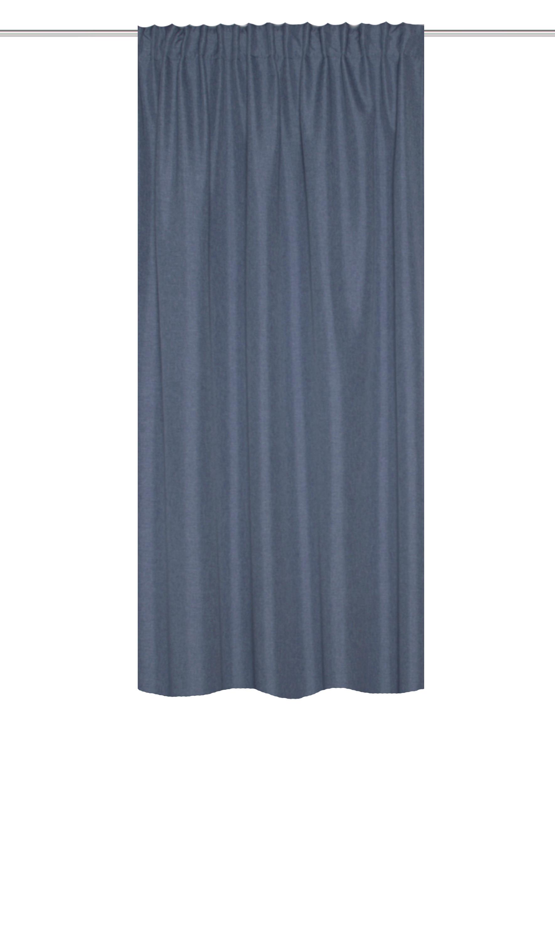 Wärmeschutzvorhang Eskimo Blau ca. 135x175cm - Blau, Basics, Textil (135/175cm) - Schmidt W. Gmbh
