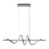 LED-HÄNGLAMPA LINA - kromfärg/nickelfärgad, Modern, metall/plast (80/20/120cm) - Mömax