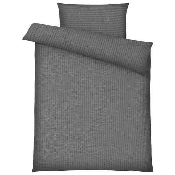 Lenjerie De Pat Brigitte - gri, Konventionell, textil (140/200cm) - Modern Living