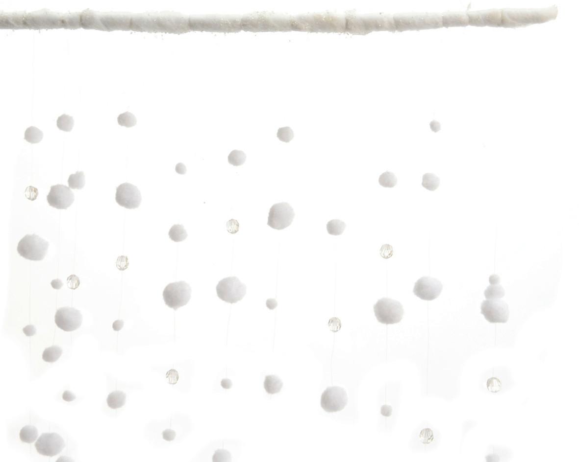 KULE OZDOBNE 474003 - biały, Basics, tworzywo sztuczne (90/200/3cm)