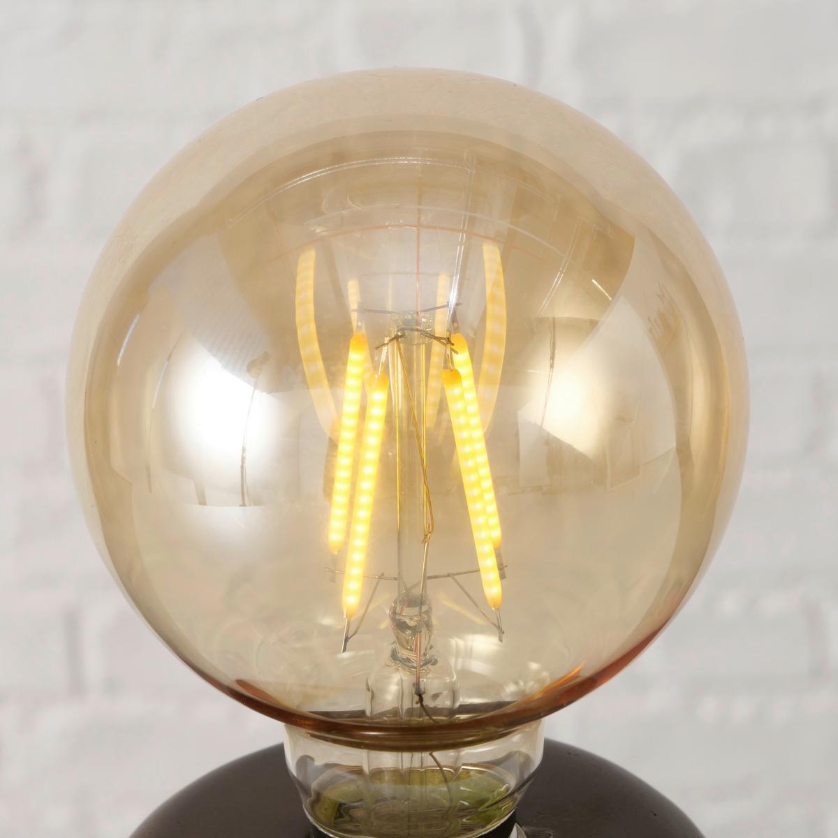 LED-Dekoleuchte Kulan Braun max. 0,03 Watt - Braun, Design, Glas/Stein (8,5/17,5cm) - Mömax