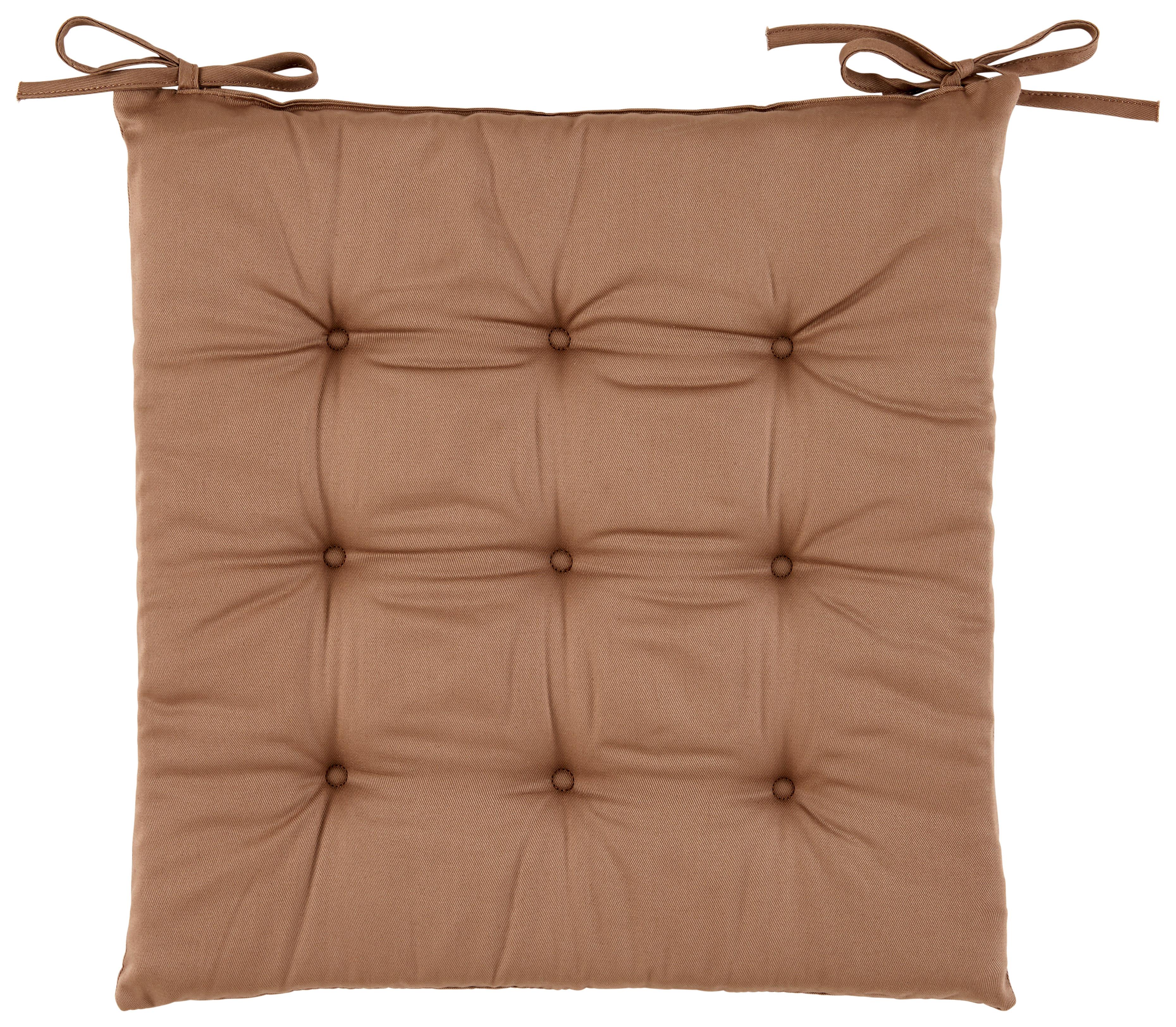 Pernă pentru șezut Lola-Based - maro, Konventionell (40/40/4cm) - Mömax