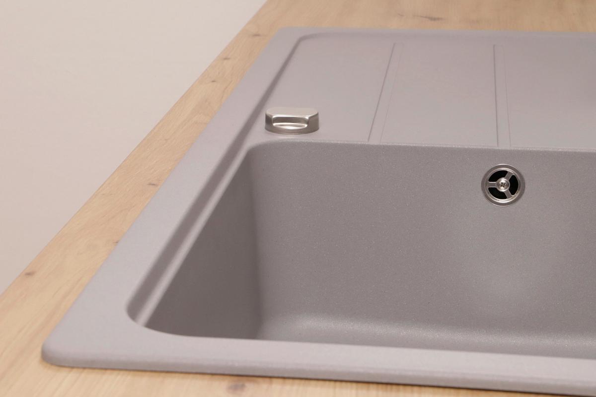 Pomivalno Korito Austin, 100x50cm - siva, Design, kamen (100/20/50cm) - Respekta