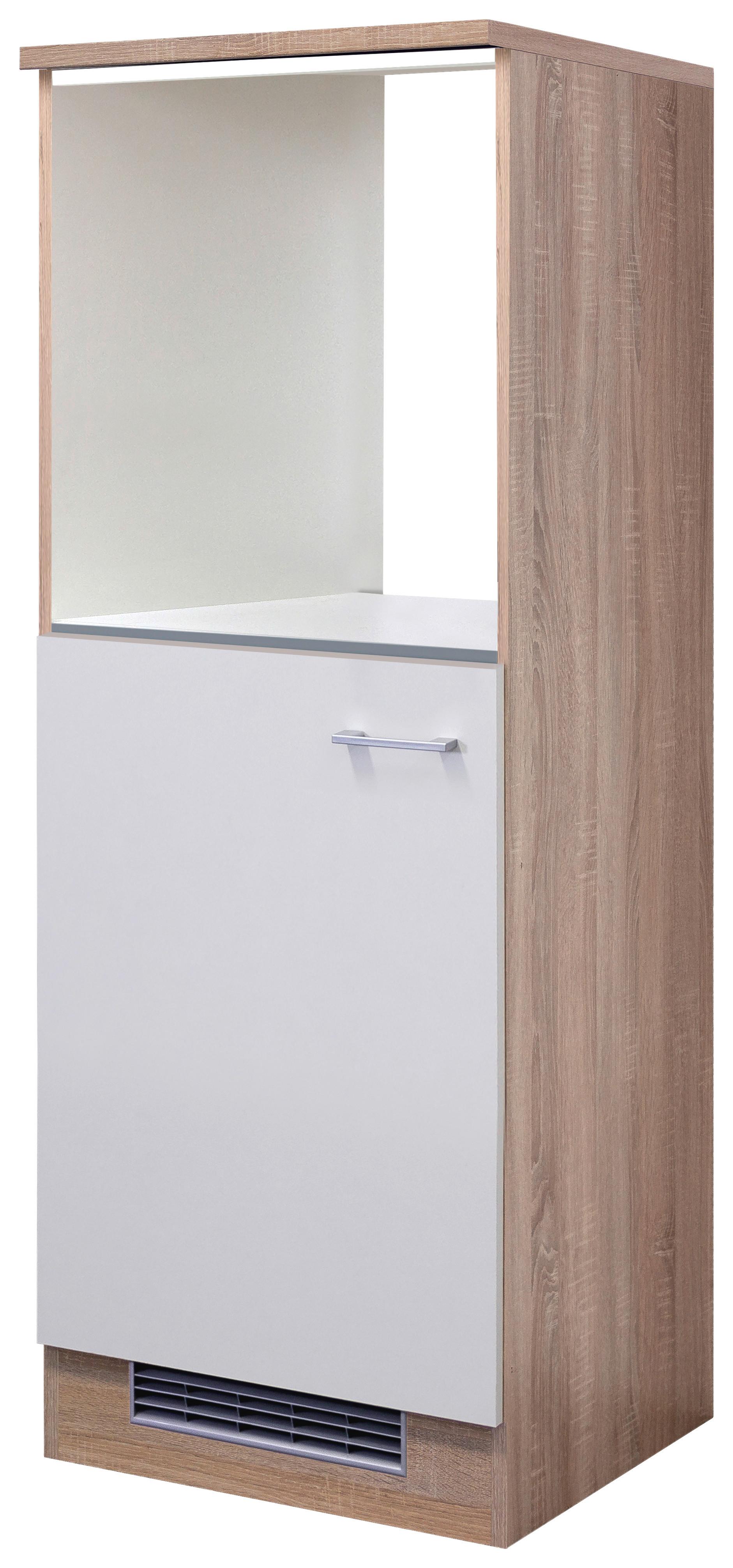 Omara Za Vgradno Napravo Samoa, Bela, Barva Hrasta - bela/barve aluminija, Konvencionalno, umetna masa/leseni material (60/168,5/60cm) - FlexWell