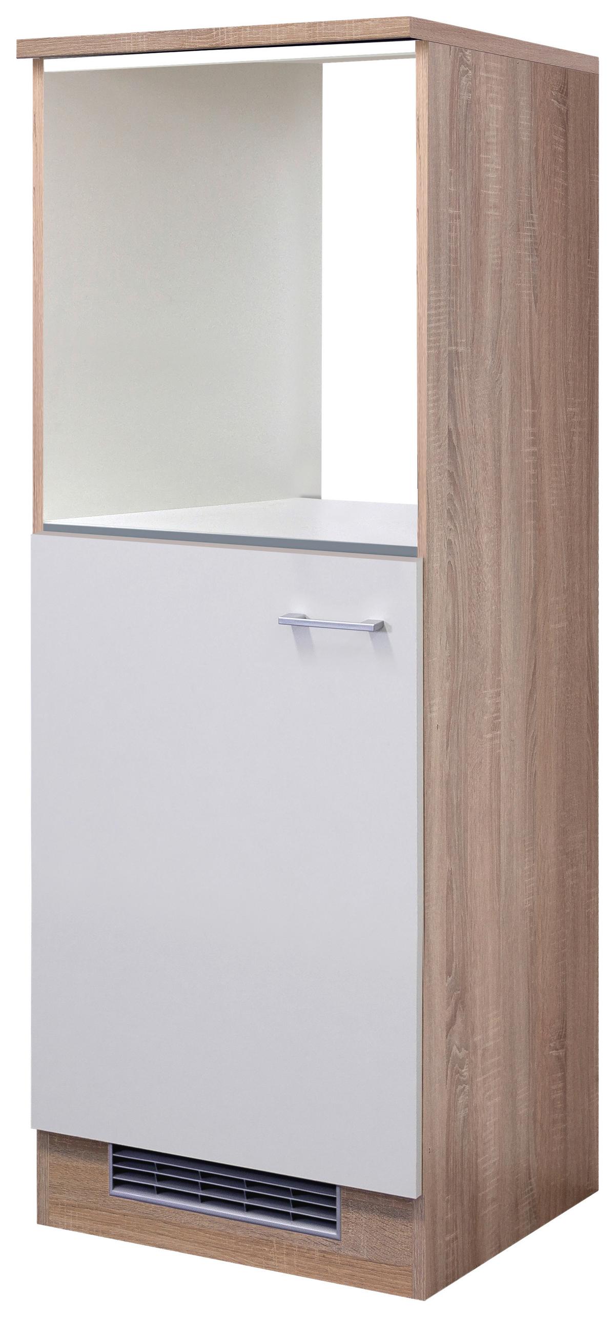 Omara Za Vgradno Napravo Samoa, Bela, Barva Hrasta - bela/barve aluminija, Konvencionalno, umetna masa/leseni material (60/168,5/60cm) - FlexWell