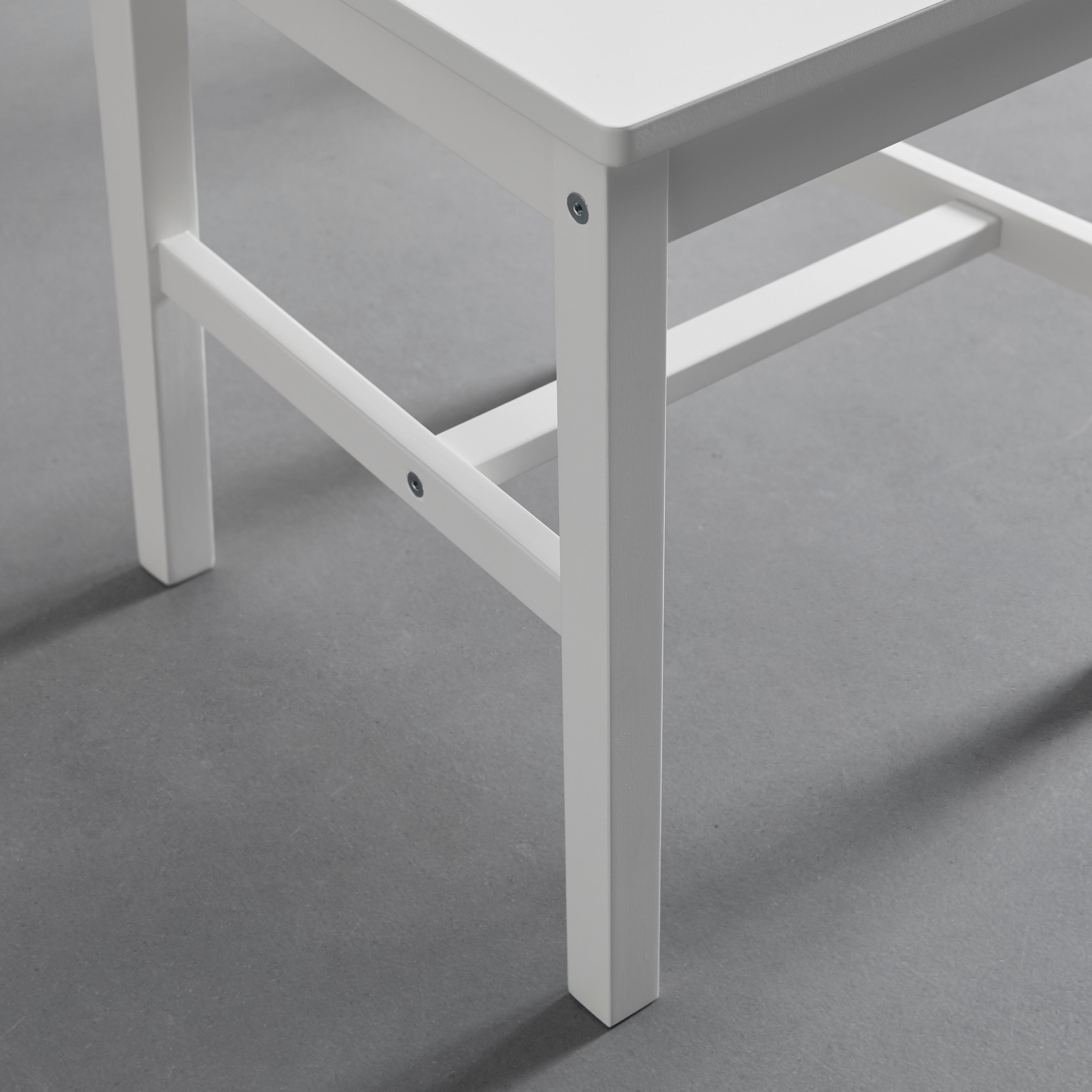 MATGRUPP AMIRA - vit, Modern, trä (118/43/75/40.5/73/86cm) - Bessagi Home