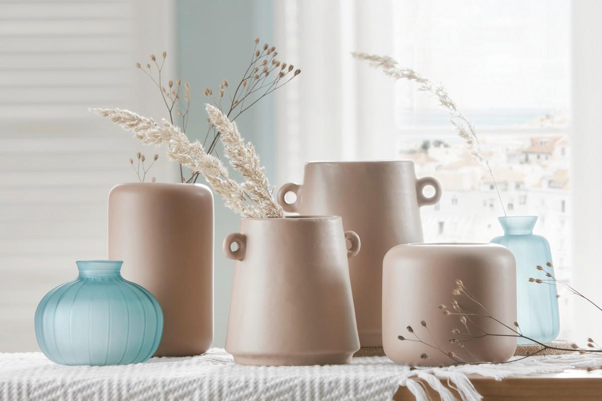 Vase Amada I In Dunkelbraun - Dunkelbraun, Basics, Keramik (11/10cm) - Modern Living