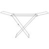 ÉTENDOIR À LINGE JENNY -BASED- - couleur argent, KONVENTIONELL, métal (180/55/90cm) - Based