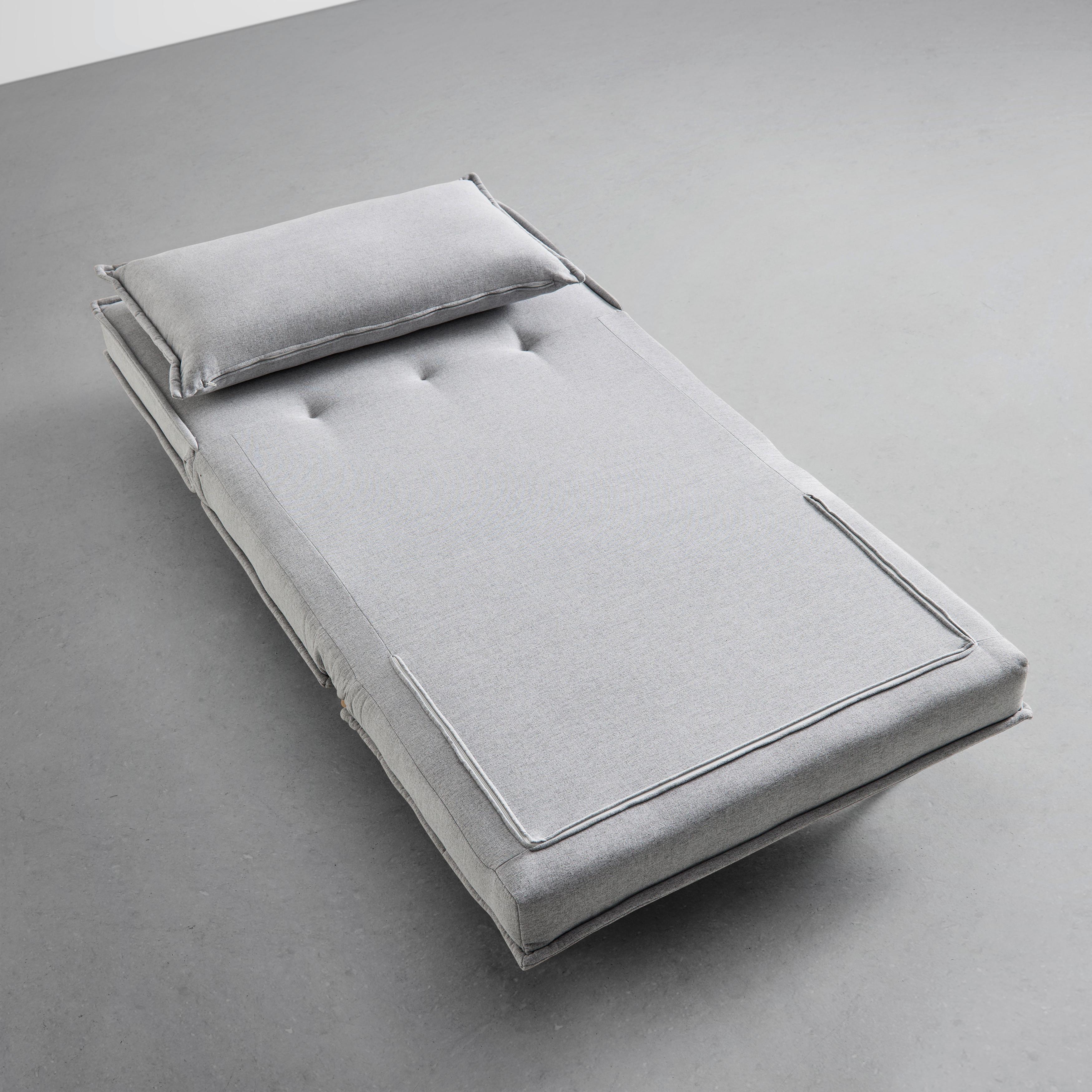 FOTOLIU EXTENSIBIL LAYLA - gri deschis, Modern, lemn/textil (104/92/84cm) - Bessagi Home