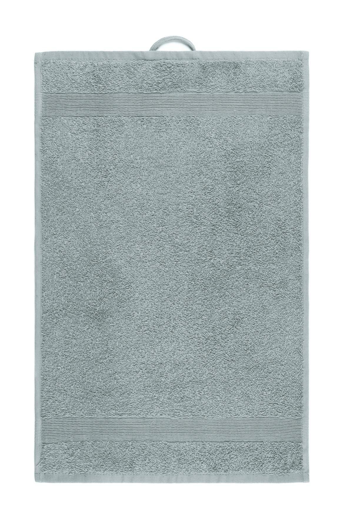 Gästehandtuch Silke Grau ca. 30x50cm 2er Set - Grau, Textil (30/50cm)