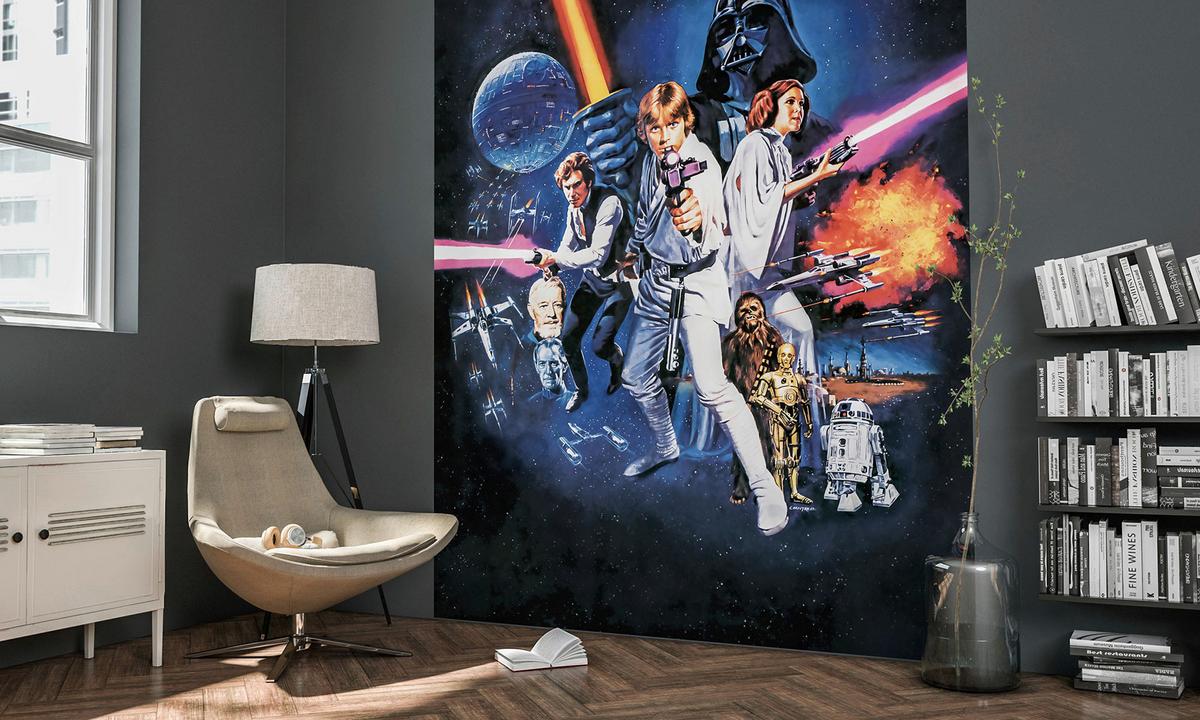 Vliestapete Star Wars Poster Classic 1 ca. 200x250cm - Multicolor, Basics (200/250cm) - Komar