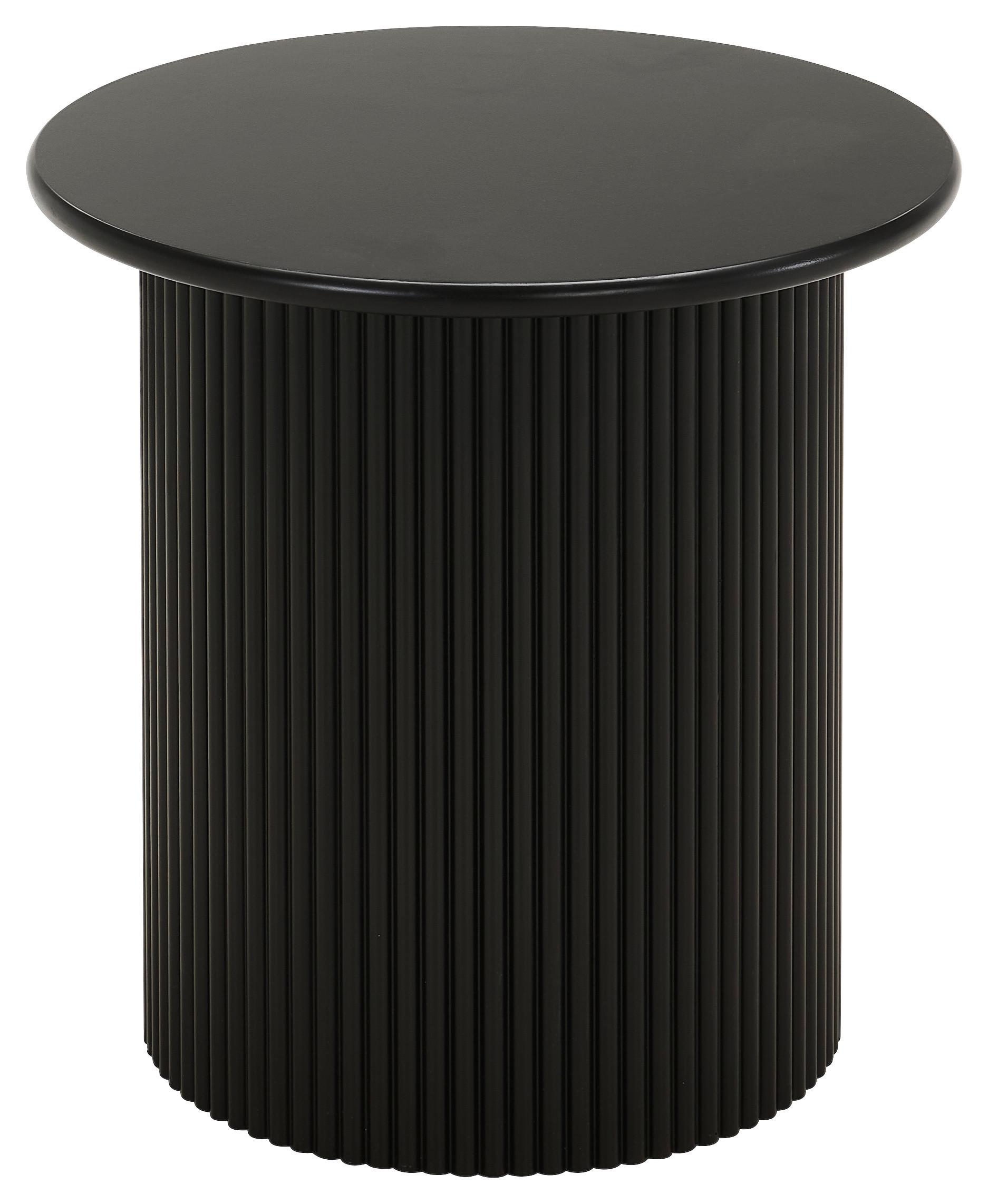 STOLIK BOCZNY WIM - czarny, Design, materiał drewnopochodny (40/40/41cm) - Xora