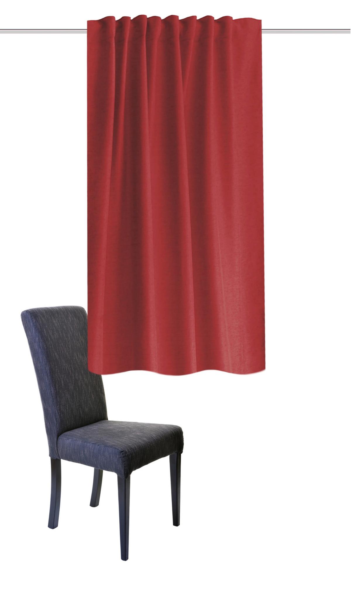 Wärmeschutzvorhang Eskimo Bordeaux ca. 135x145cm - Bordeaux, Basics, Textil (135/145cm) - Schmidt W. Gmbh