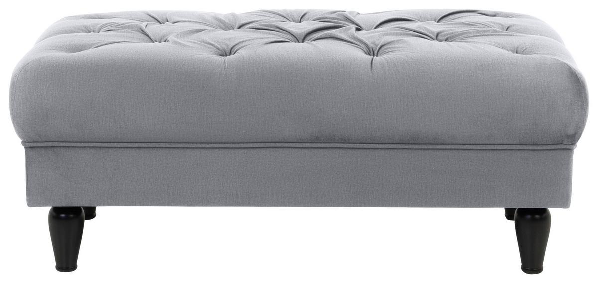 Tabure Cupido - siva/crna, Design, tekstil/drvo (110/44/56cm) - Mömax