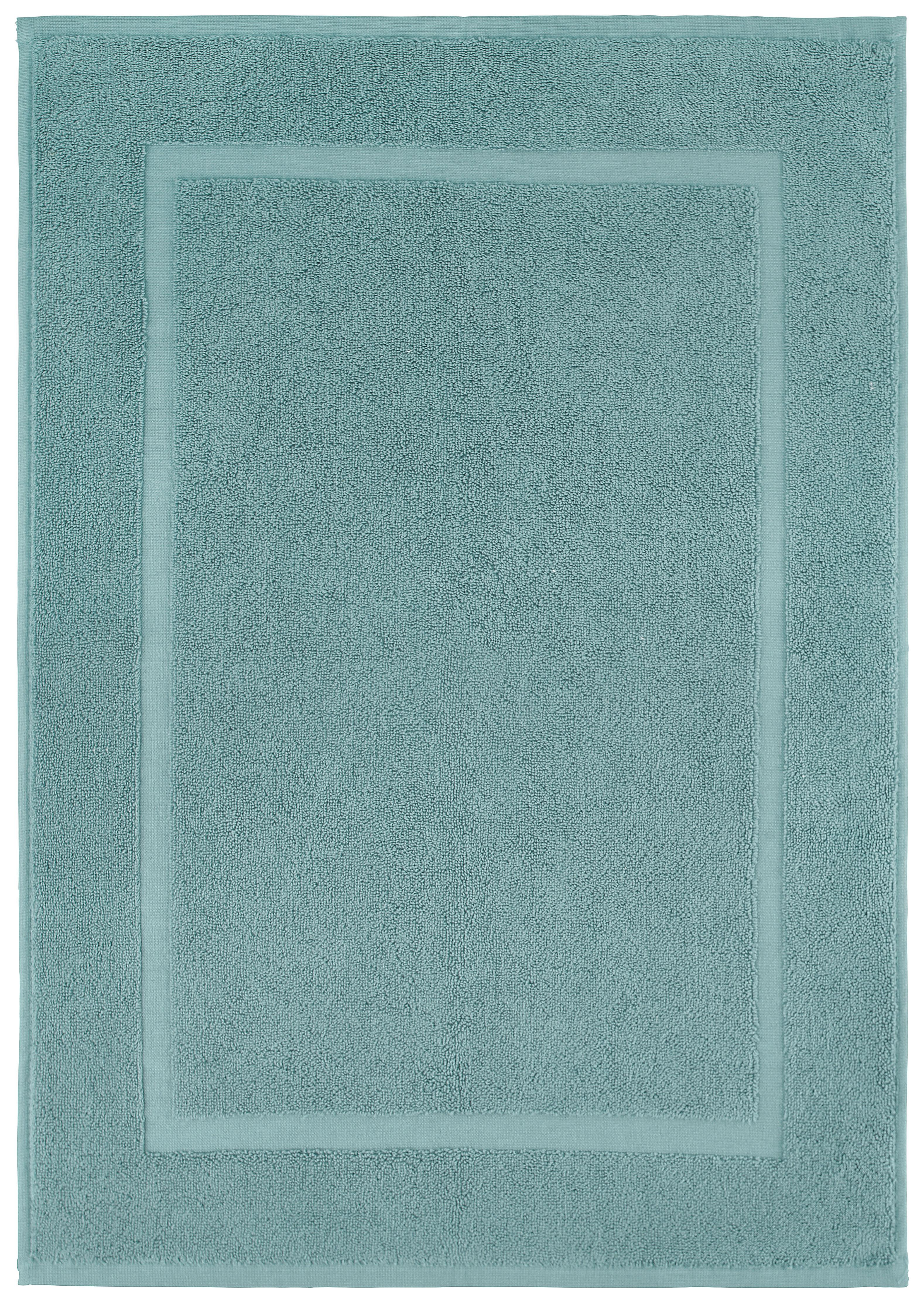 Badematte Melanie ca. 50x70cm - Hellblau, Textil (50/70cm) - Modern Living