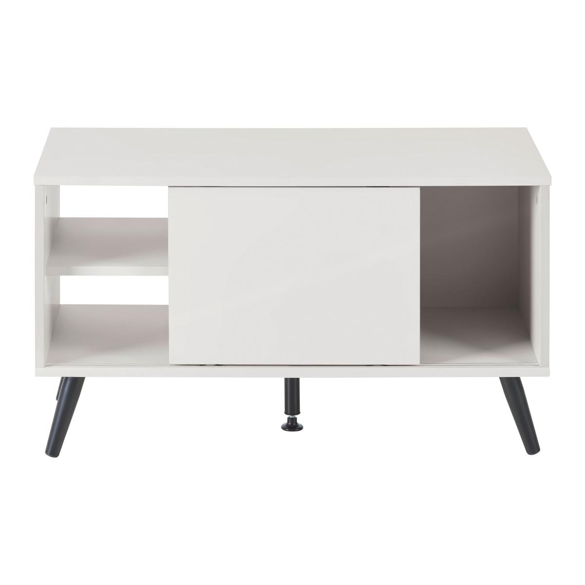 Phonotisch Move Kaschmirfarben - Kaschmir/Schwarz, MODERN, Holzwerkstoff/Metall (80/46/35cm) - Based