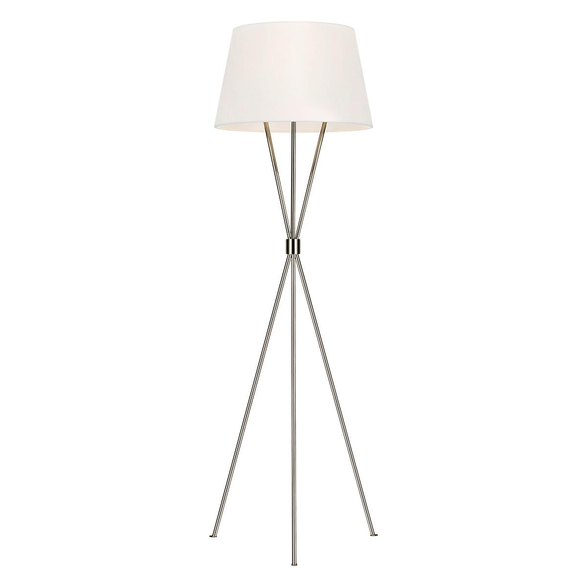 Podna Svjetiljka Penny Fe-Penny-Fl-Pn - boje nikla, Konvencionalno, metal/tekstil (47/139.7cm) - Elstead Lighting
