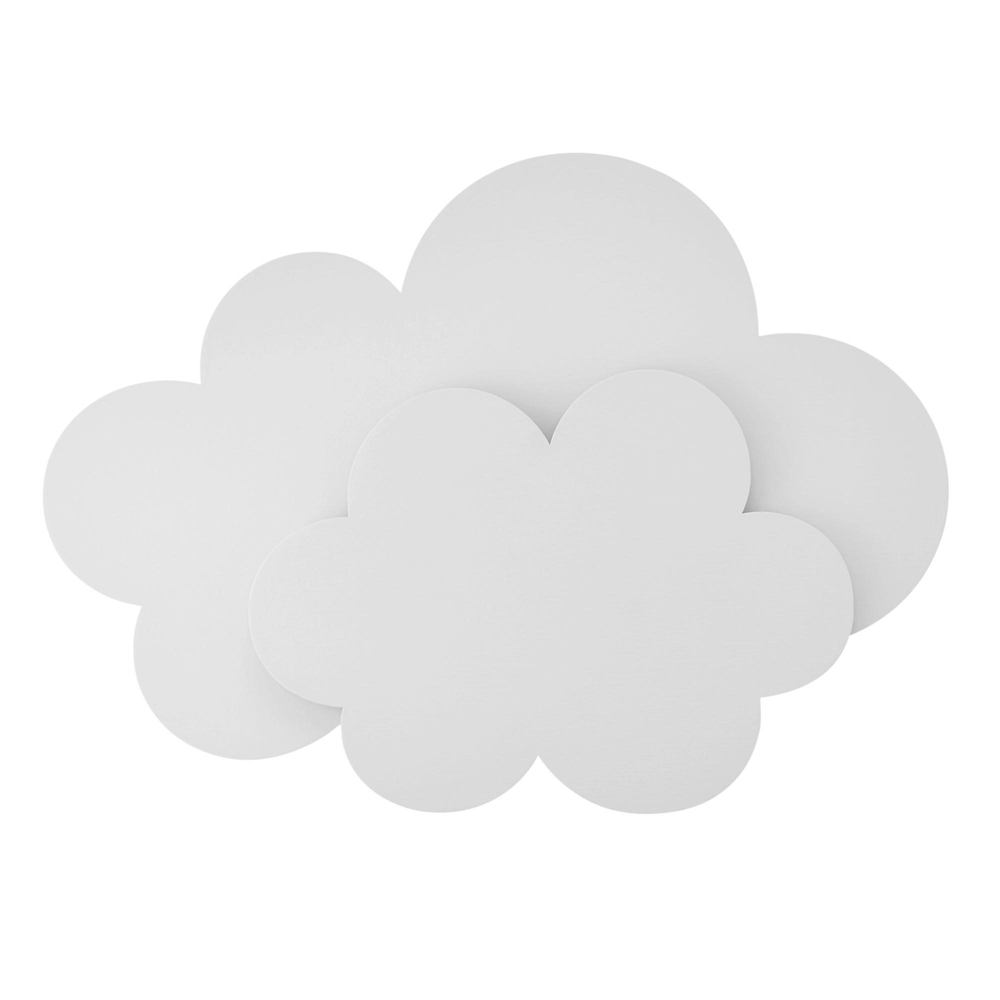 KINKIET DLA DZIECI 139646 - biały, Basics, drewno (20/35/7cm)