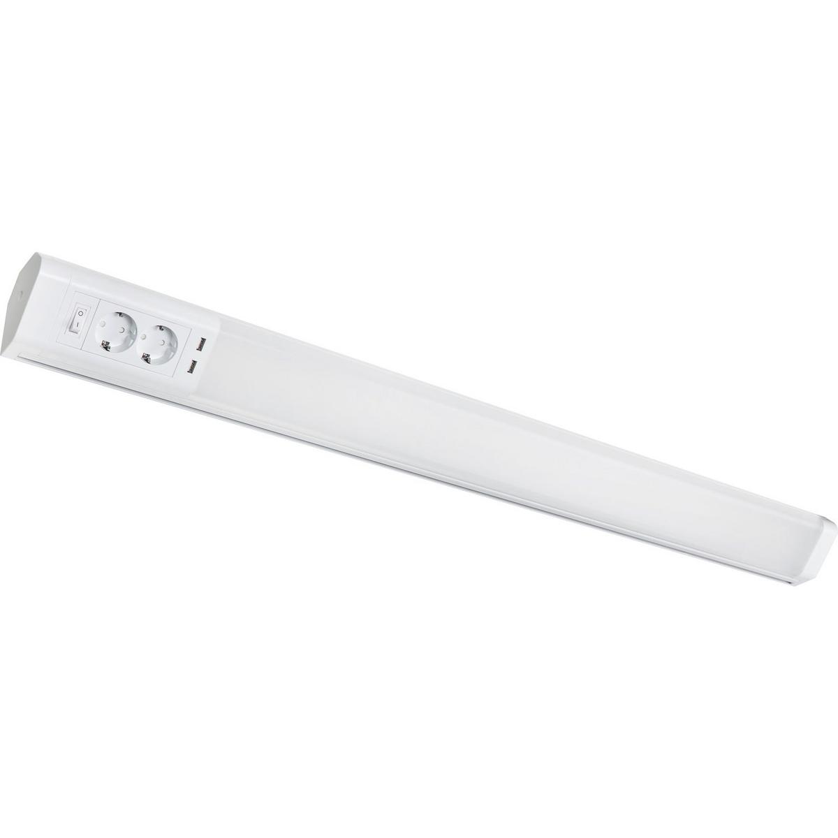Unterbauleuchte LD8115AS Länge 52 cm - Weiß, LIFESTYLE, Metall (51,8/8/8,5cm)