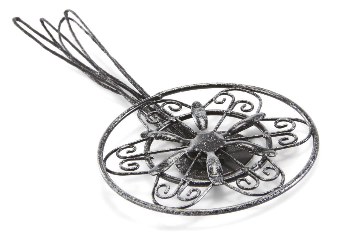 Cordoane pentru draperii Antik - maro/alb, metal (8/30cm) - Modern Living