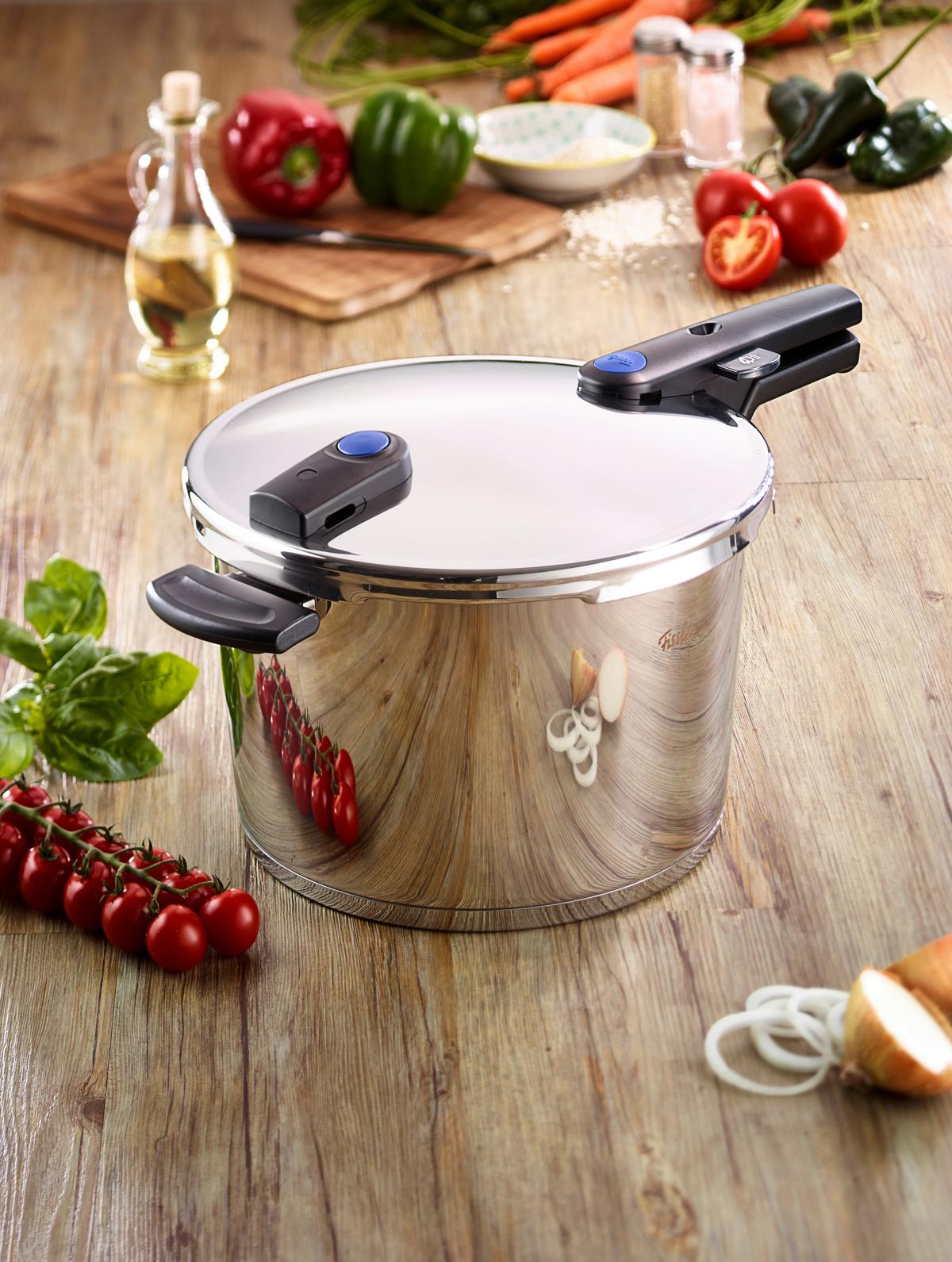 SZYBKOWAR 602-810-08-000/0 FISSLER - kolor srebrny, Basics, metal (8l) - Fissler