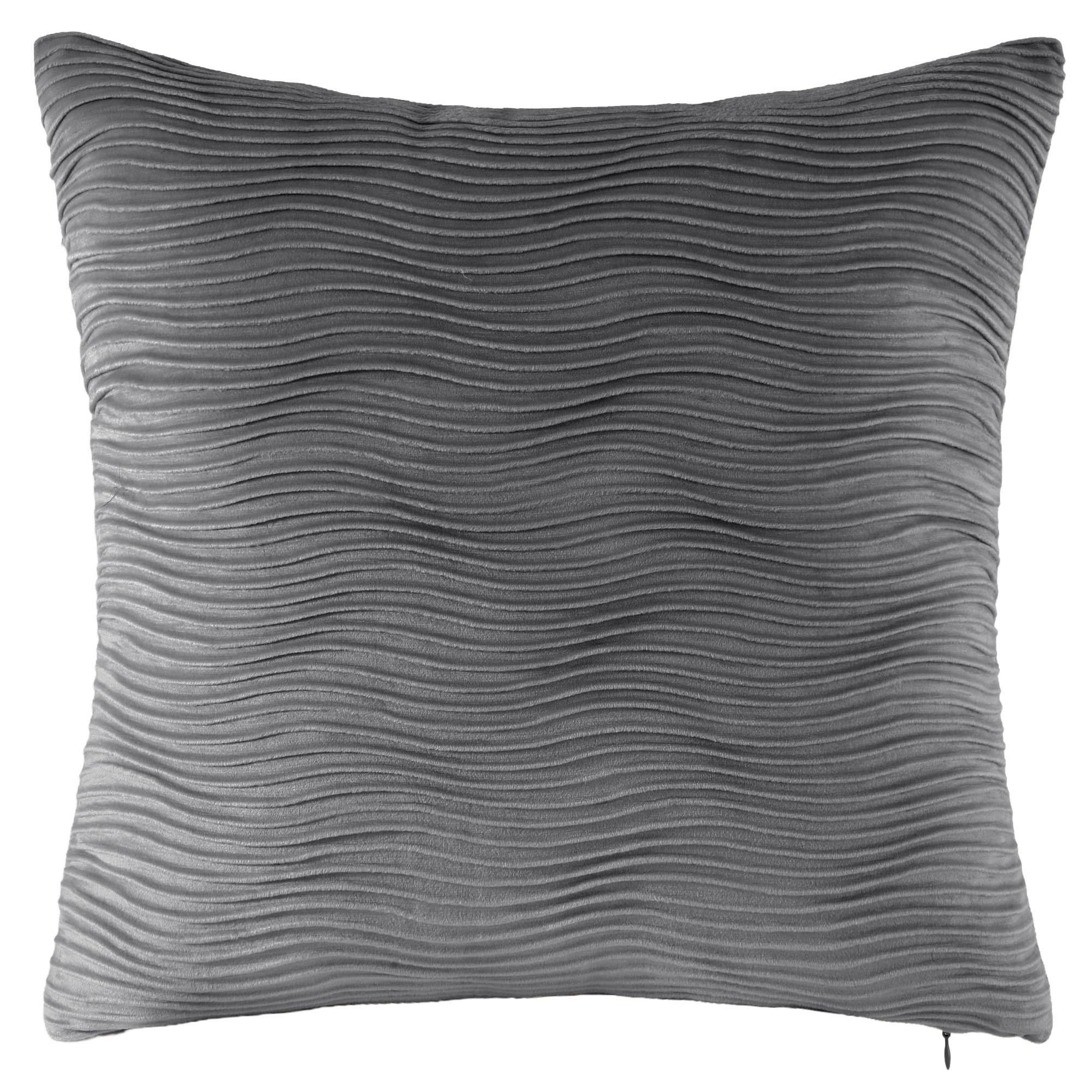 Díszpárna Jessi 45/45 - szürke, textil (45/45cm) - Mömax