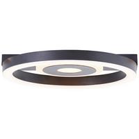 LED-Deckenleuchte Maureen Schwarz max. 12 Watt - Schwarz, Basics, Kunststoff/Metall (5/20/20cm) - Brilliant
