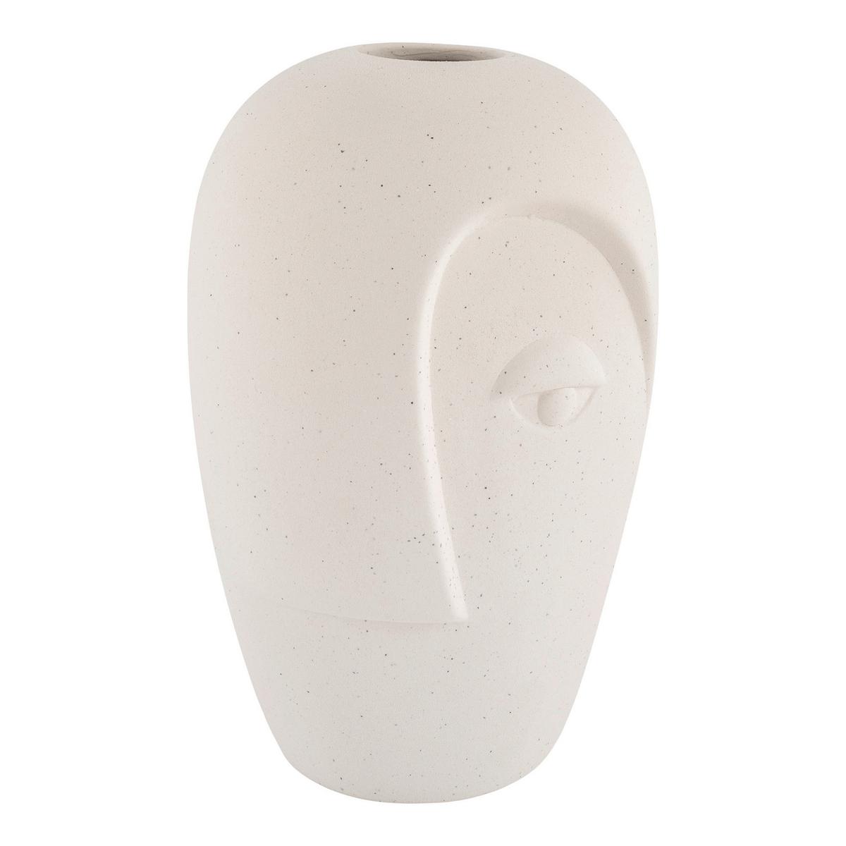 Vase Sandfarben - Sandfarben, Basics, Keramik (12,5/19,5/13cm)